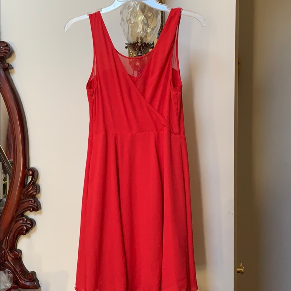 Express red dress, size 6